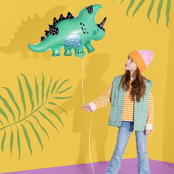 Folieballong Grønn Dinosaur