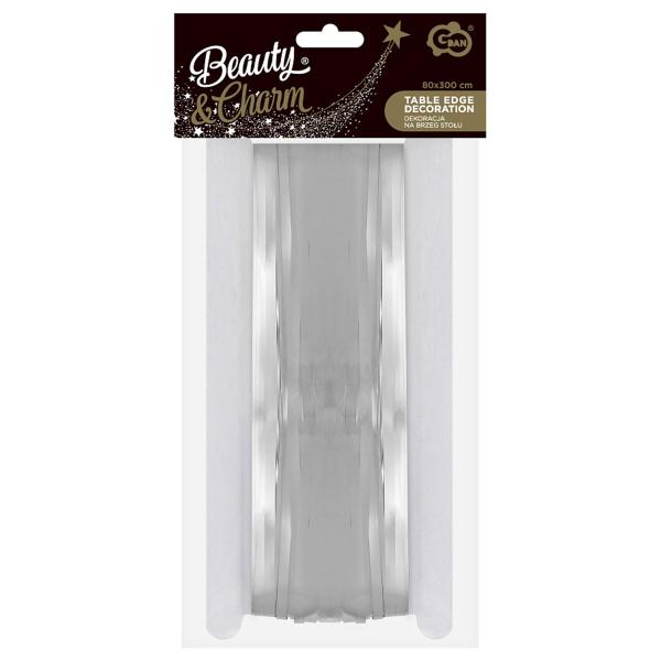 Bordskjørt Frynser Sølv