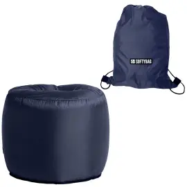 Softybag Sittepuff Marinebl&aring; 55 x 50 cm