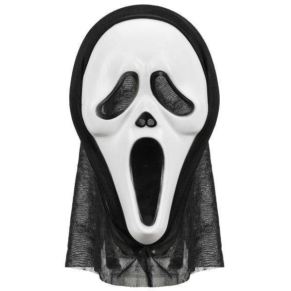 Spøkelsesmaske med Stoffbakside