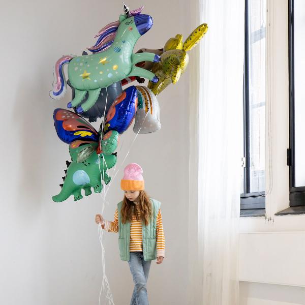 Folieballong Grønn Dinosaur
