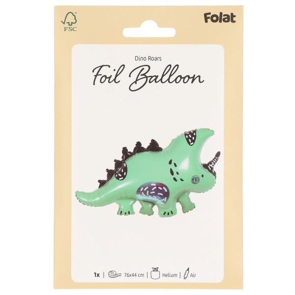 Folieballong Grønn Dinosaur