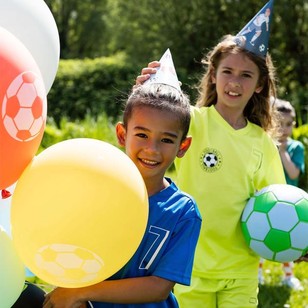 Latexballonger Fotballbursdag 6-pakning