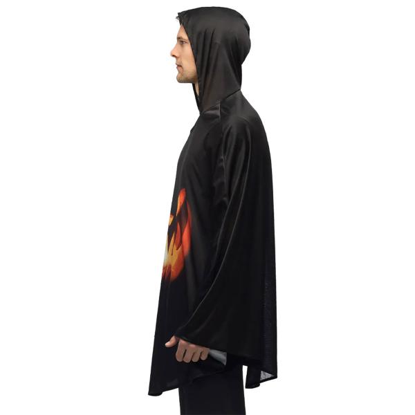 Poncho med Hette Halloweengresskar