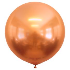 Kobber Gigantiske Chrome Latexballonger 2-pakning