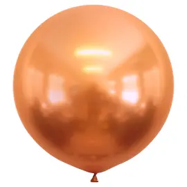 Kobber Gigantiske Chrome Latexballonger 2-pakning