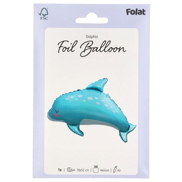 Folieballong Iriserende Delfin