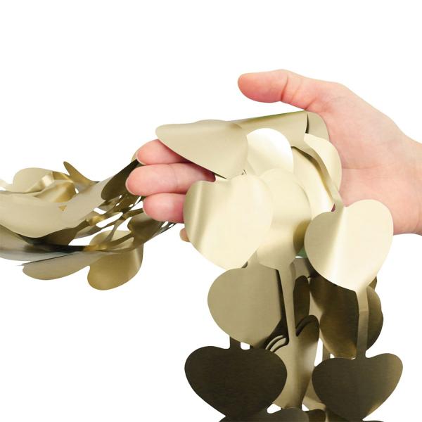 Dørforheng Hjerter Matt Lysgull