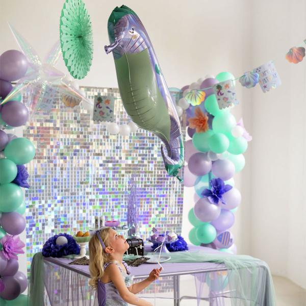 Folieballong Havfrue Stående 55 x 80 cm