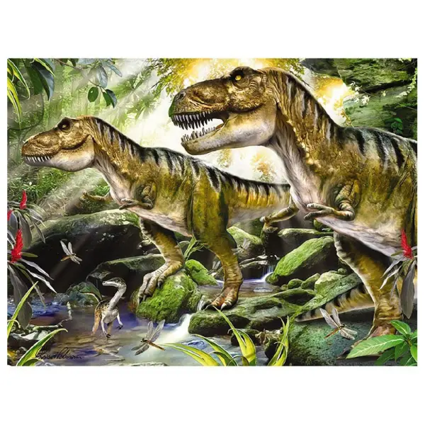 Dinosaur Puslespill Glow In The Dark