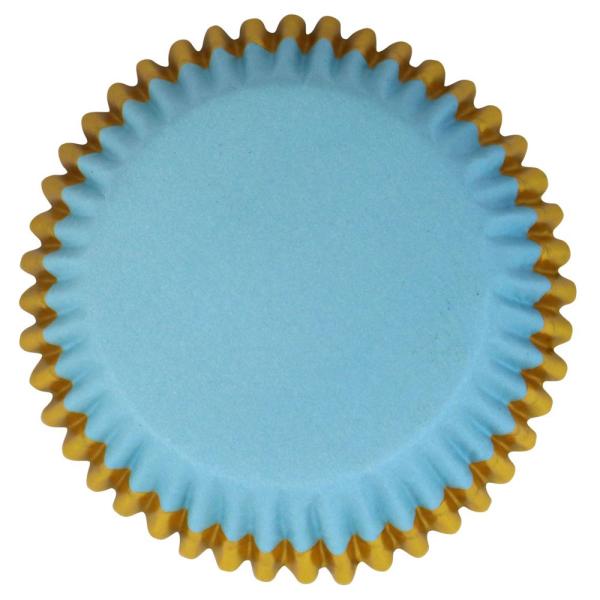 Muffinsformer Blå og Gull