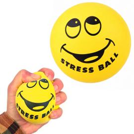 Stressball Smiley Gul
