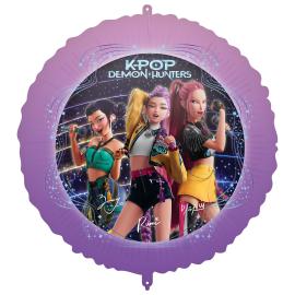 KPop Demon Hunters Rund Folieballong