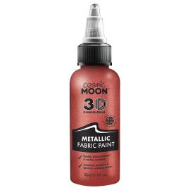 Cosmic Moon Metallisk Tekstilfarge Rød 30 ml