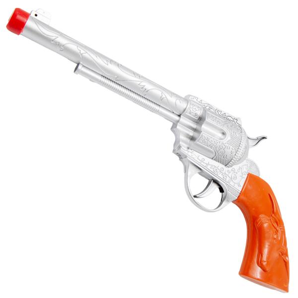 Cowboyrevolver med Sheriffstjerne Sølv