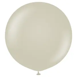 Grå Gigantiske Latexballonger Stone 2-pakning
