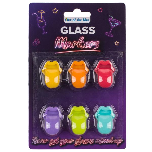 Glassmarkører Tunger 6-pakning