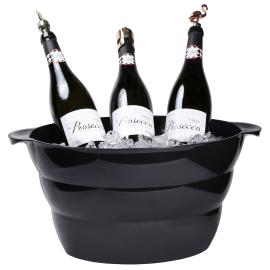 Svart Isbøtte 12 Liter