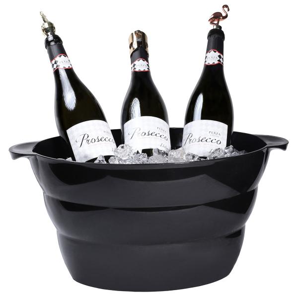 Svart Isbøtte 12 Liter