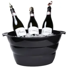 Svart Isbøtte 12 Liter