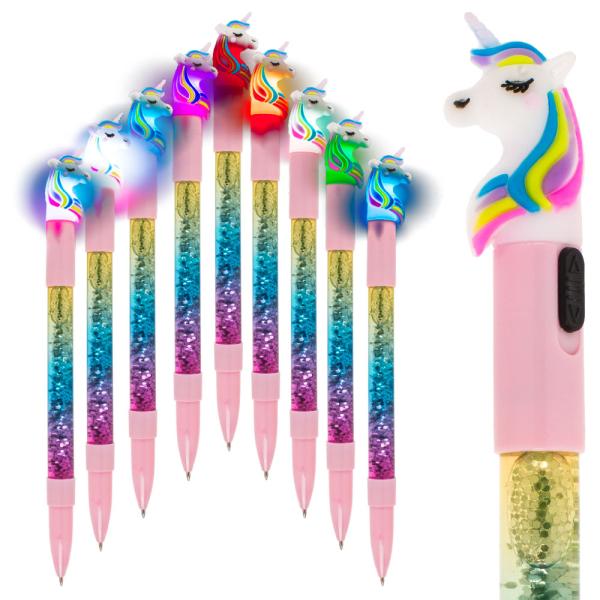 Unicorn Penn med Lampe