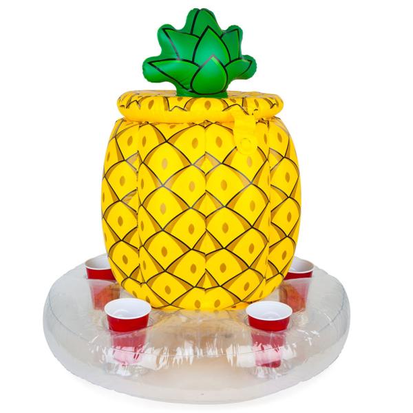 Oppblåsbar Ananas Kjøleskap med Drinkholder