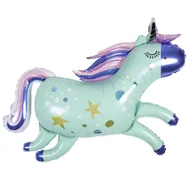 Folieballong Mintgr&oslash;nn Enhj&oslash;rning