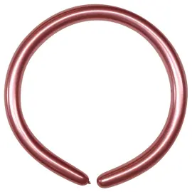 Modellballonger Rosegull Krom 5 cm
