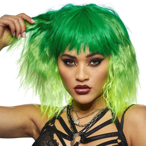Trash Goddess Ombre Manic Panic Parykk Grønn