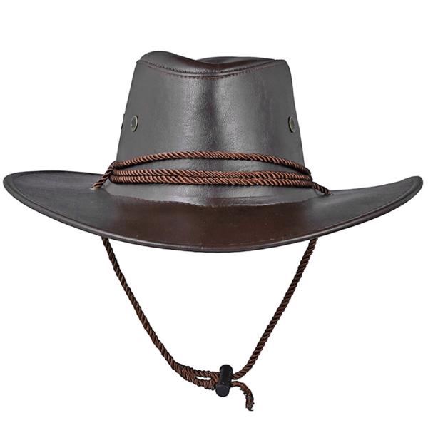 Cowboyhatt Mørkebrun