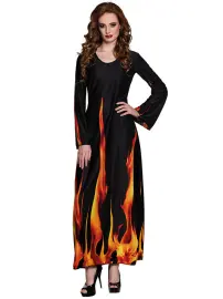 Djevelkjole med Flammer