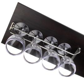 Hengende Glasstativ Sølv 40 cm