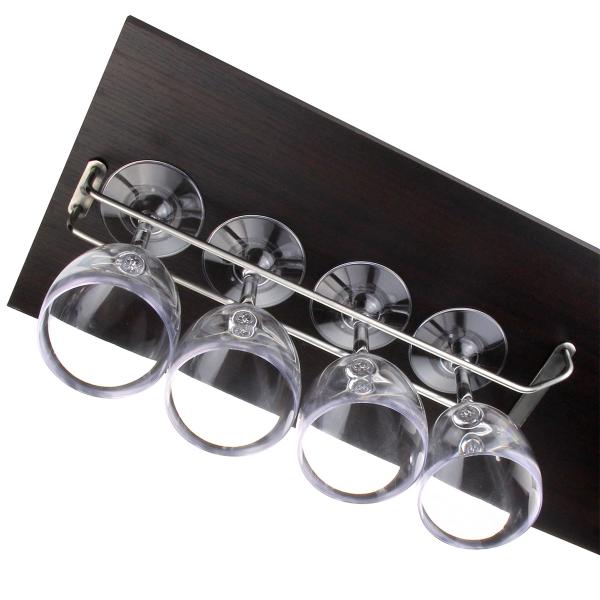 Hengende Glasstativ Sølv 40 cm
