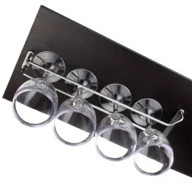 Hengende Glasstativ Sølv 40 cm