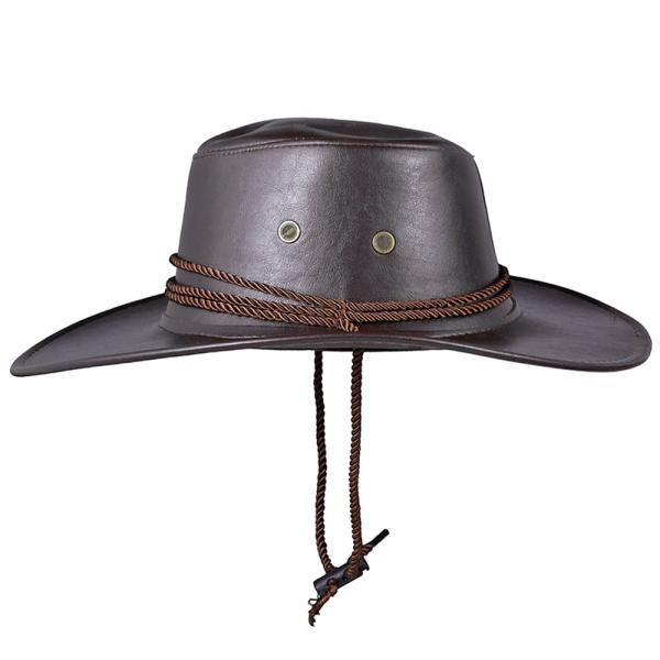 Cowboyhatt Mørkebrun