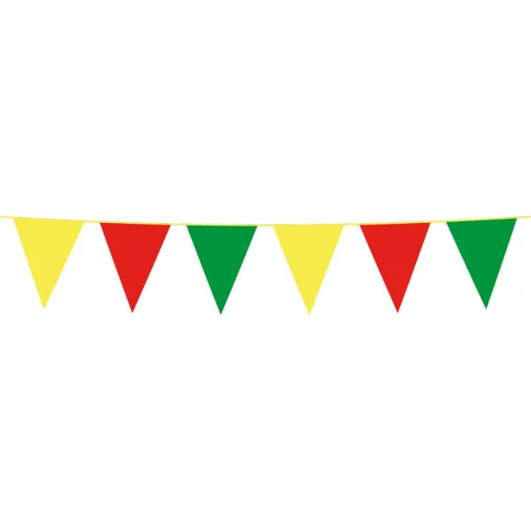 Flaggirlander Gul/Rød/Grønn