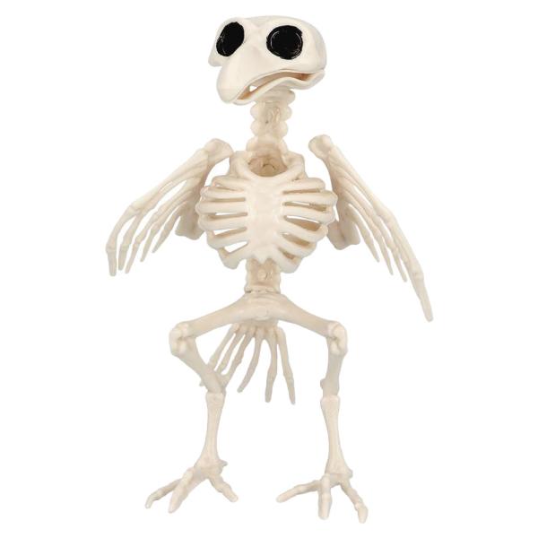 Skjelett Pynt Fugl