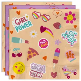 Papirservietter Boho Girlz 20-pakning