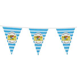 Vimpelgirlander Freistaat Bayern Bl&aring;/Hvit