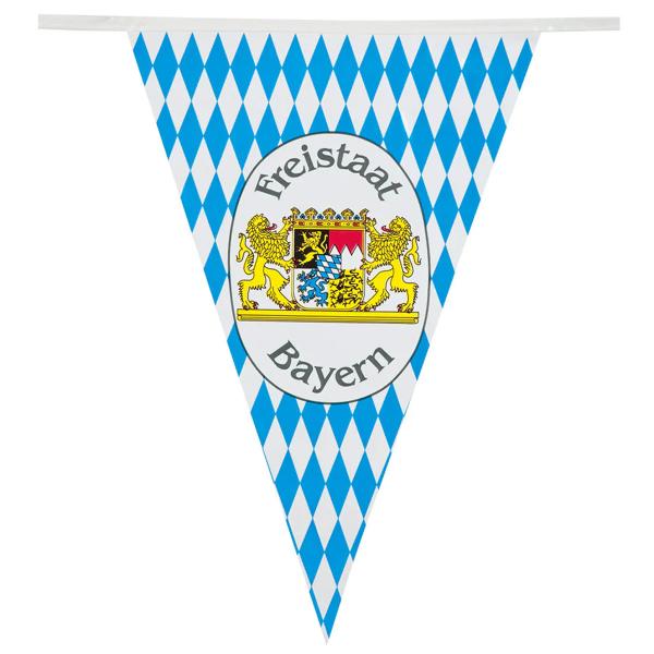 Vimpelgirlander Freistaat Bayern Blå/Hvit