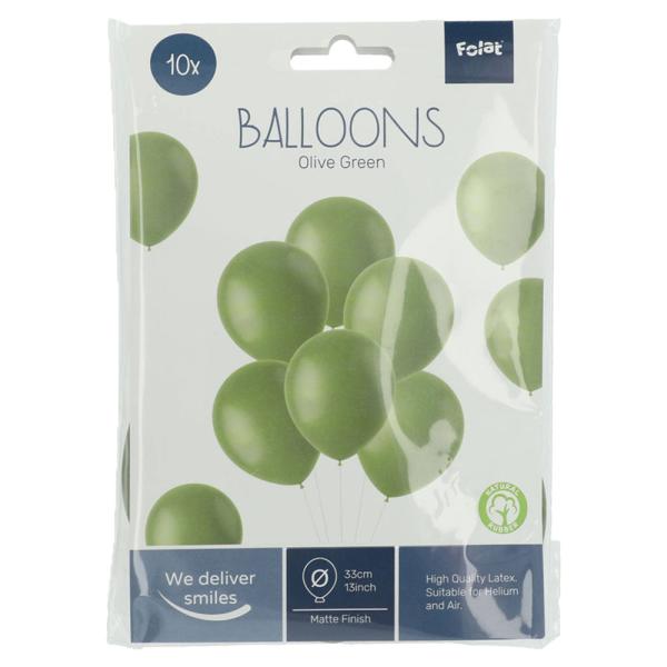 Latexballonger Grønne Olive Green