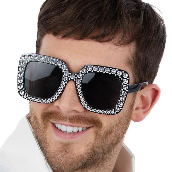 Disco Briller med Juveler