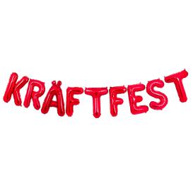 Ballonggirlander Kr&auml;ftfest R&oslash;d 35 cm
