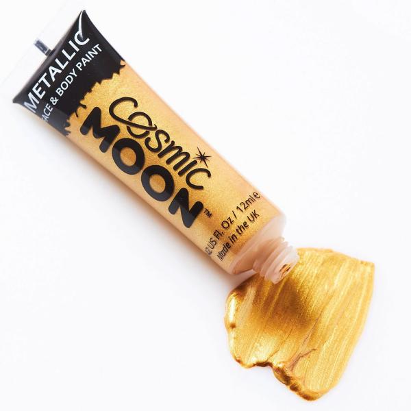 Cosmic Moon Metallic Kropps- & Ansiktsfarge Gull