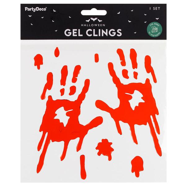 Vindus Klistremerker Blodige Hender