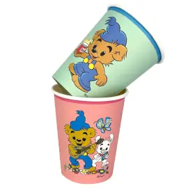 Pappkopper Bamse 8-pakning