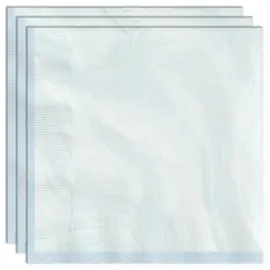 Servietter Marble Blue