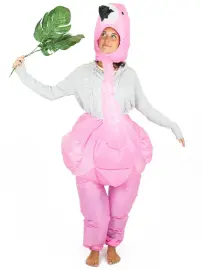 Oppblåsbart Flamingokostyme