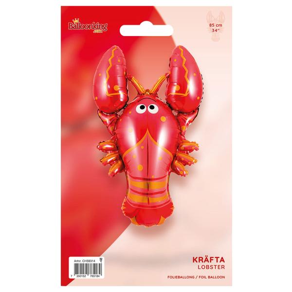 Folieballong Kreps 84 cm