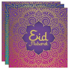 Eid Mubarak Servietter 20-pakning